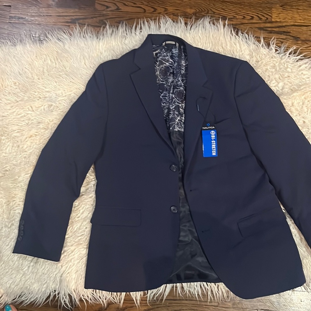 Nautica Blue Suit Blazer